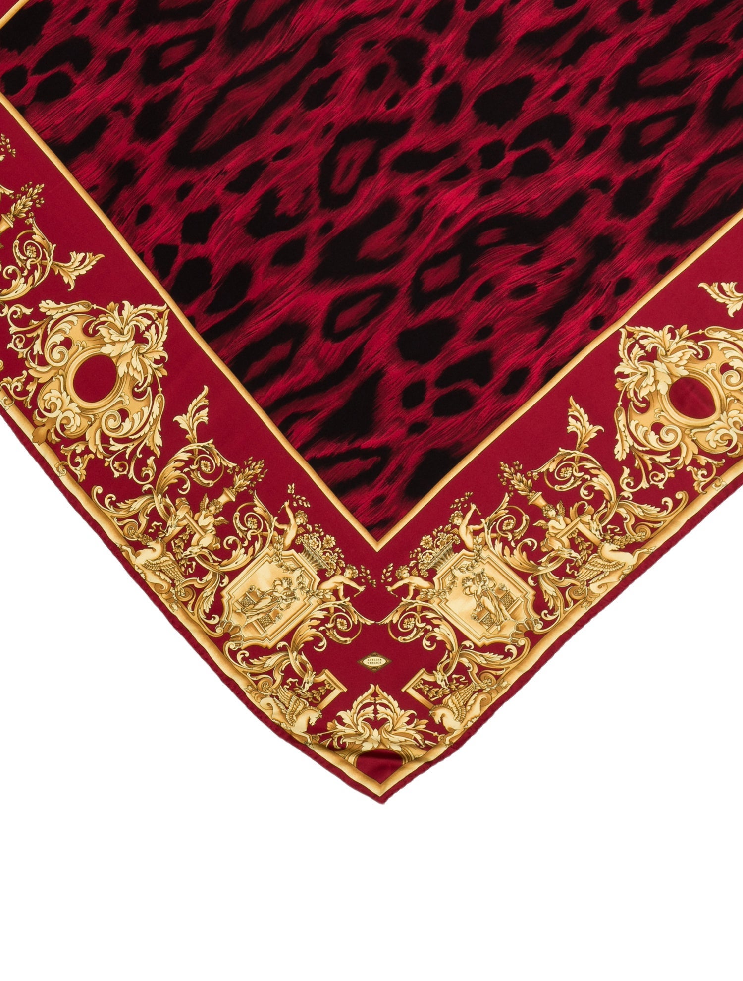 Versace Animal Print Scarf